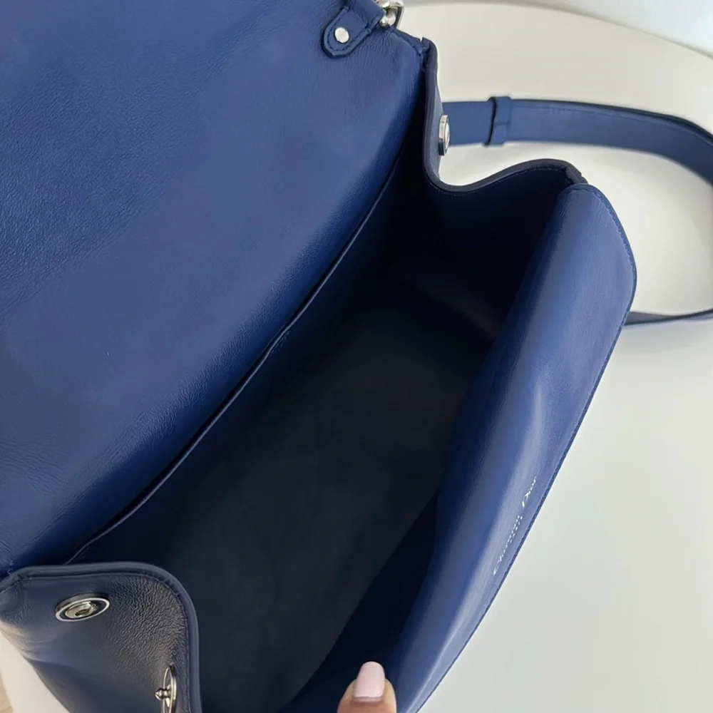 ❌SOLD❌Christian Dior Multicolor Leather Flap Top Handle Bag with Crossbody Strap - Picture 13 of 16